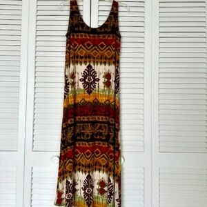 VINTAGE WOMEN'S JOSTAR LONG SLEEVELESS  DRESS, SIZE; S, MADE IN USA
